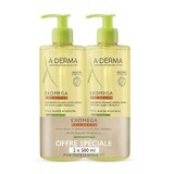 A-Derma Exomega Control Emollient Cleansing Oil Anti-Grattage 2x500ml