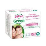 Love&Green Hypoallergene luiers Maat 6 XL + meer dan 15 kg x34