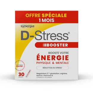 Synergia D-Stress Boost Pack Eco 30 Portionsbeutel 1 Monats-Box Synergia Boost Pack Eco 1 Monats-Box 30 Portionsbeutel