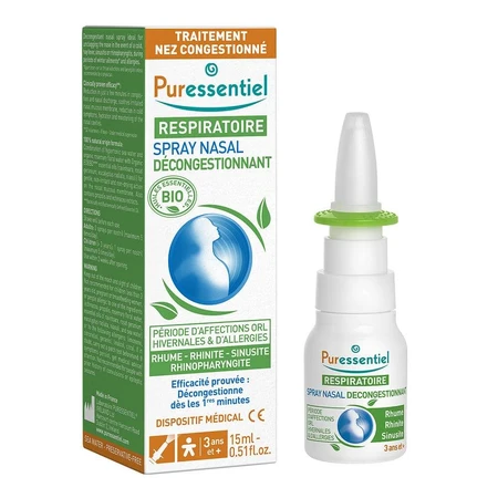 Puressentiel Respiración Hipertónica Spray Nasal 15ml