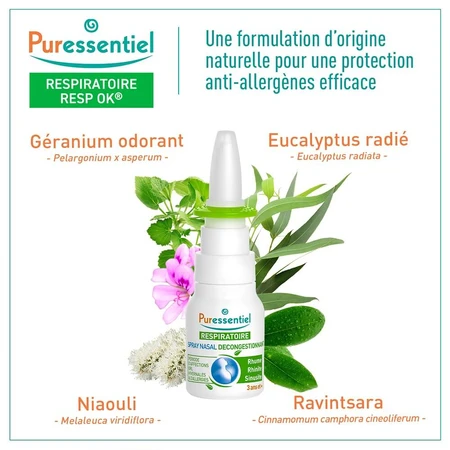 Puressentiel Respiración Hipertónica Spray Nasal 15ml