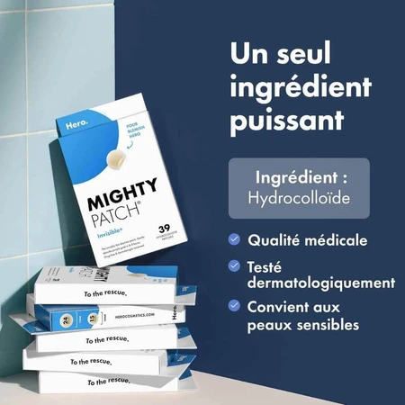 Hero Mighty Patch Tiritas para el Acné Invisibles+ x24