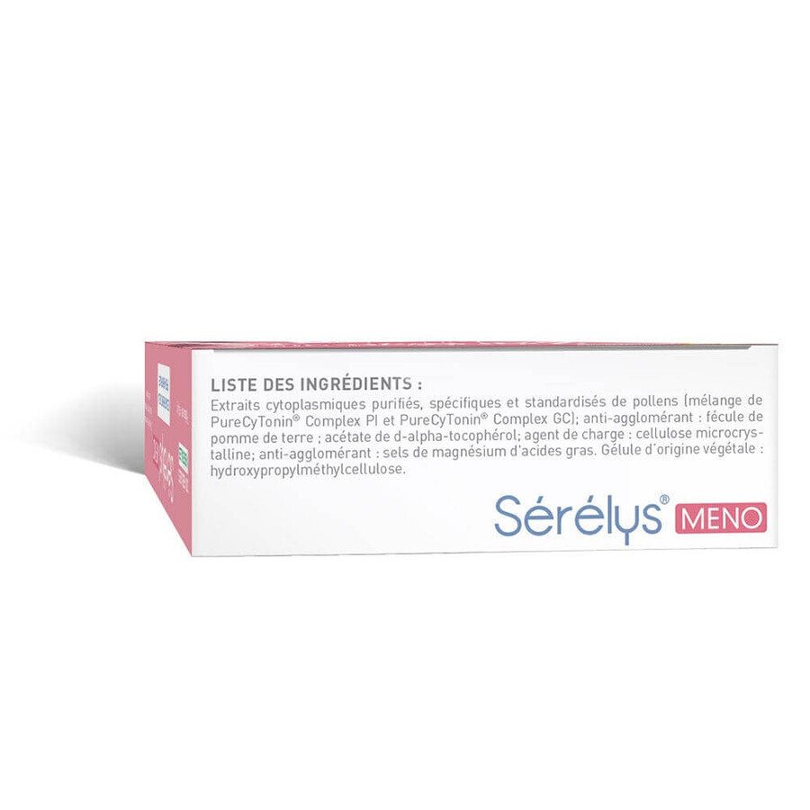 Serelys Pharma Serelys Menopausia 60 Comprimidos Désagréments de la Menopause 30 gélules