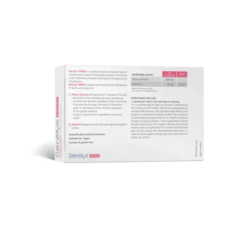 Sérélys Meno (Peri)-Molestias de la Menopausia 30 Cápsulas
