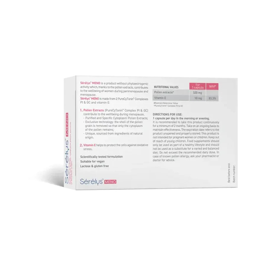 Sérélys Meno (Peri)-Molestias de la Menopausia 30 Cápsulas