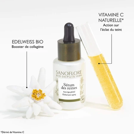 Sanoflore Reines Bio Global Anti-Ageing Serum 30ml