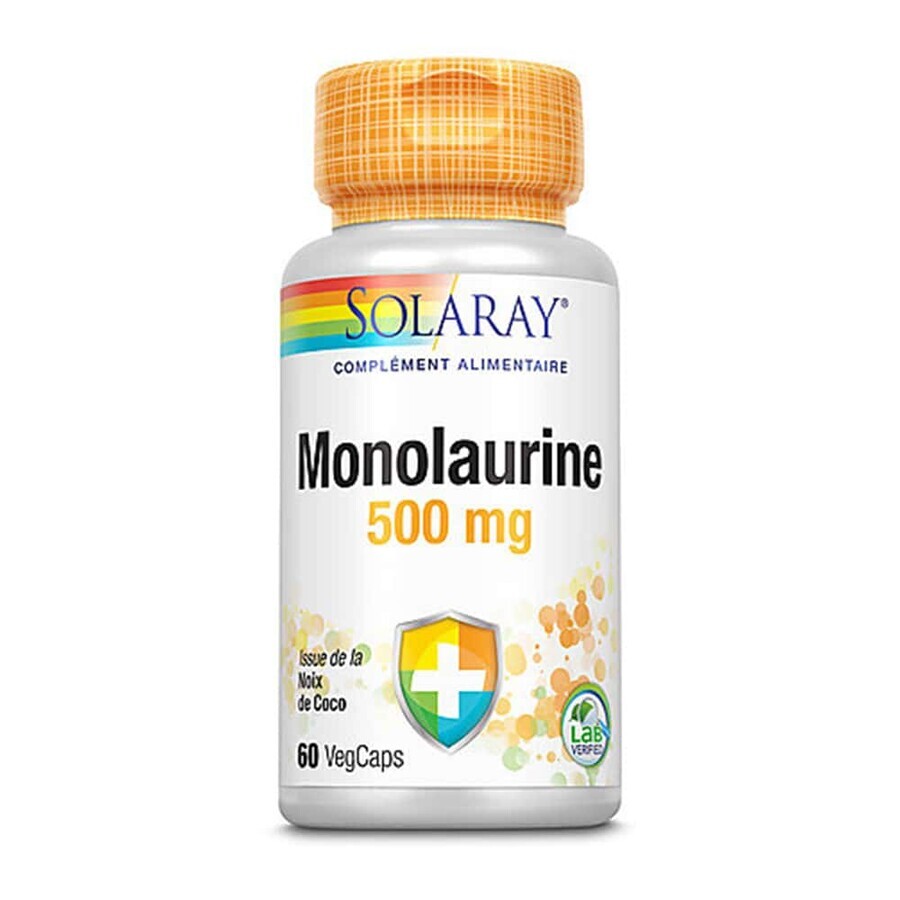Solaray Monolaurin 500 mg x60 vegetarian capsules