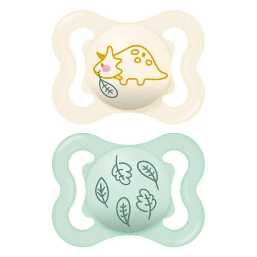 Mam Suprême Symmetrical Silicone Pacifiers 2-6 months x2