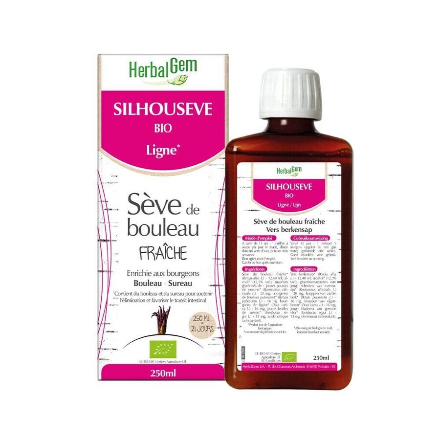 Herbalgem Silhouseve bio vers berkensap 250ml