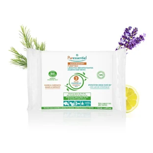 Puressentiel Lingettes Désinfectantes Bio x32