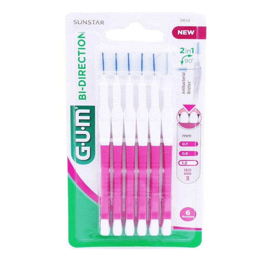 Acquista Gum Proxabrush Scovolini interdentali bidirezionali da 1,2 mm x6 Gum Proxabrush Scovolini interdentali bidirezionali da 1,2 mm x6