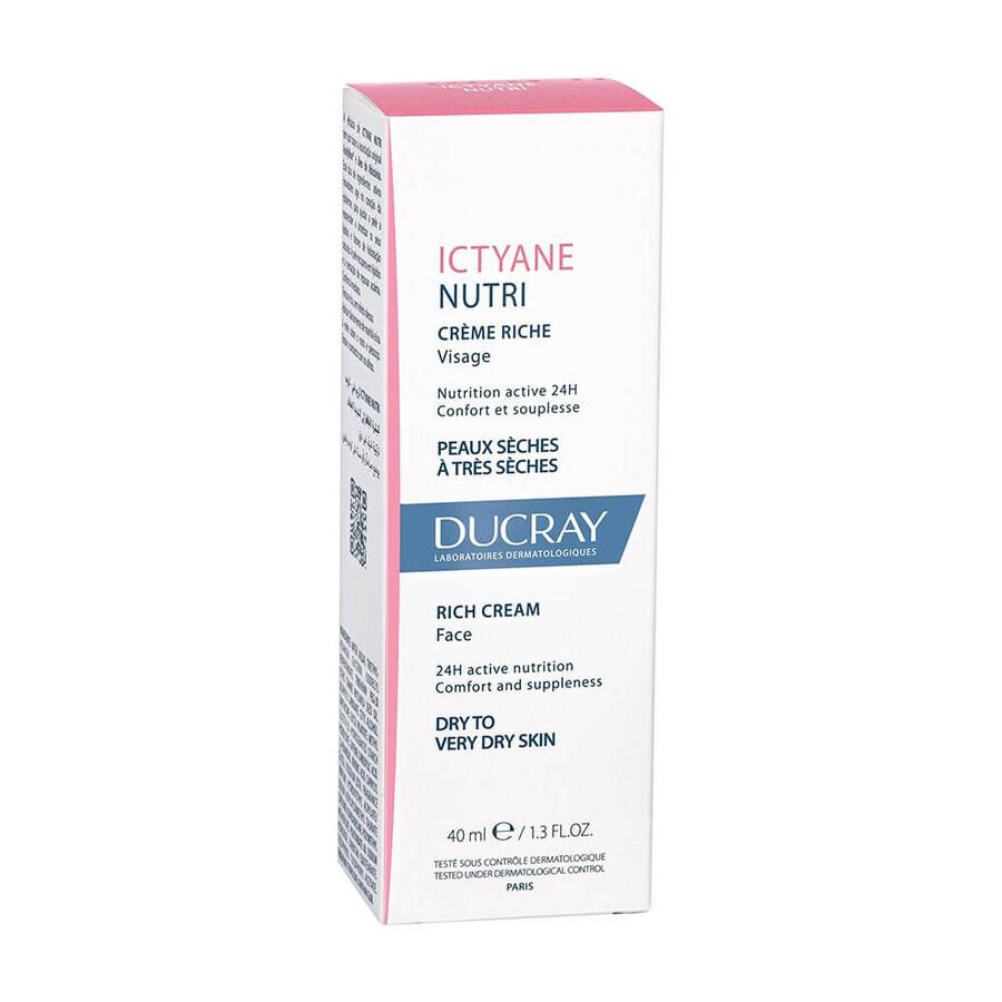 Ducray Ictyane Crema ricca nutriente per pelli secche 40ml Ducray Ictyane Crema ricca nutriente per pelli secche 40ml