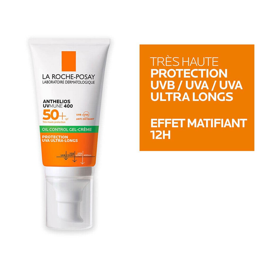 La Roche-Posay Anthelios Gel-Dry Touch Crema Solar Con Perfume Spf50+ Xl Sans Parfum 50ml