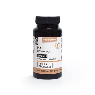 Nat&Form Fer Liposomal x60 gélules végétales