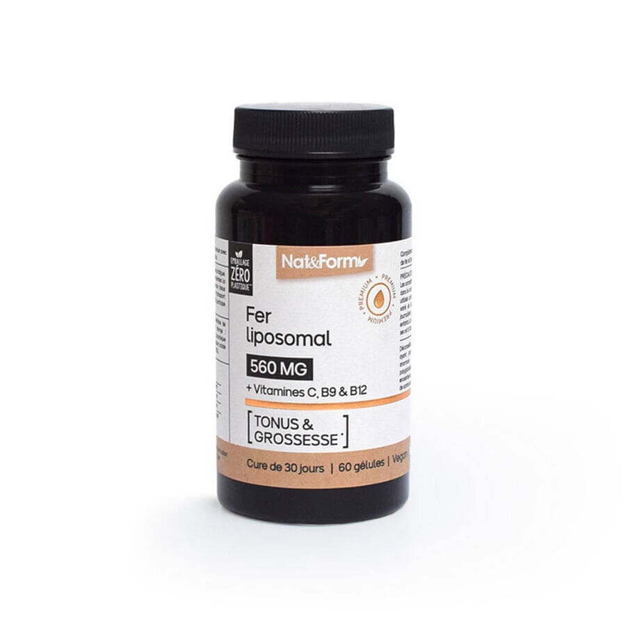 Nat&Form Eisen liposomal x60 vegetarische Kapseln