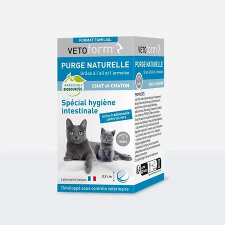 Vetoform Cat Purge in Family Format Kitten 50 Tablets