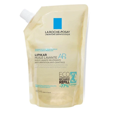 La Roche-Posay Lipikar Aceite Limpiador Relipidante Pieles Atópicas AP+ Eco-Relleno 400ml