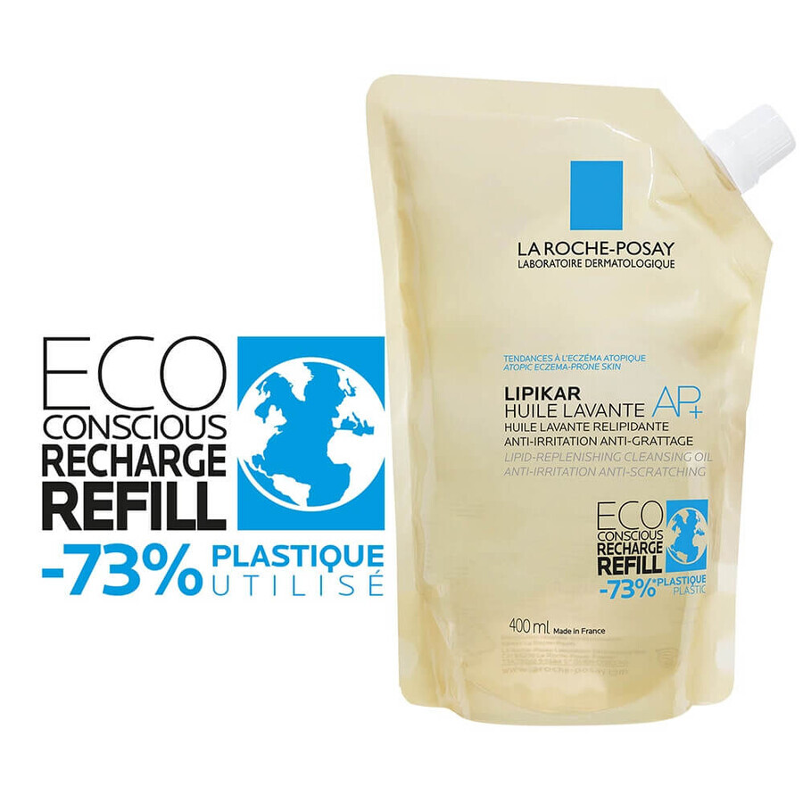 La Roche-Posay Lipikar Cleansing Oil Relipidating Atopic Skin AP+ Eco-Refill 400ml La Roche-Posay Lipikar Cleansing Oil Relipidating Atopic Skin AP+ Eco-Refill 400ml