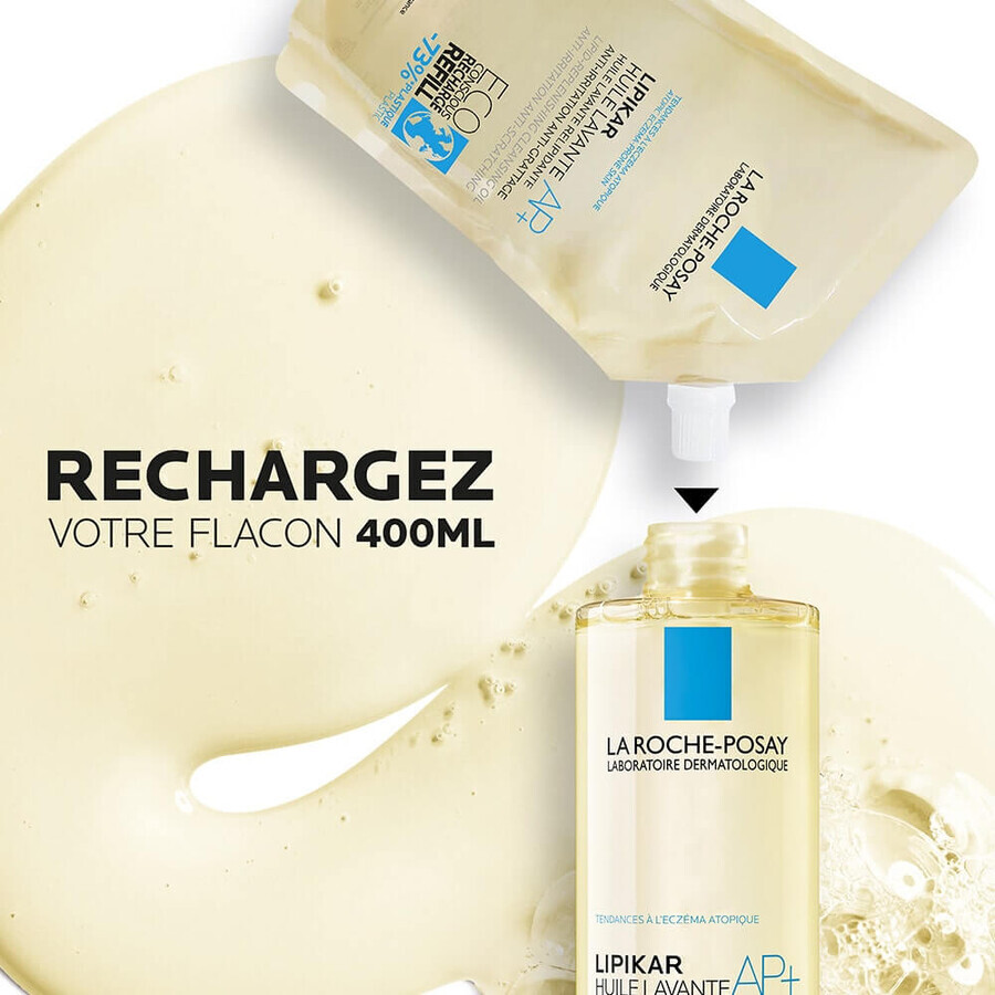 La Roche-Posay Lipikar Cleansing Oil Relipidating Atopic Skin AP+ Eco-Refill 400ml La Roche-Posay Lipikar Cleansing Oil Relipidating Atopic Skin AP+ Eco-Refill 400ml