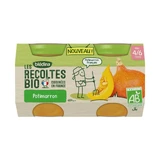 Blédina Les Recoltes Bio delica pompoen potjes 4 tot 6 maanden 2x130g