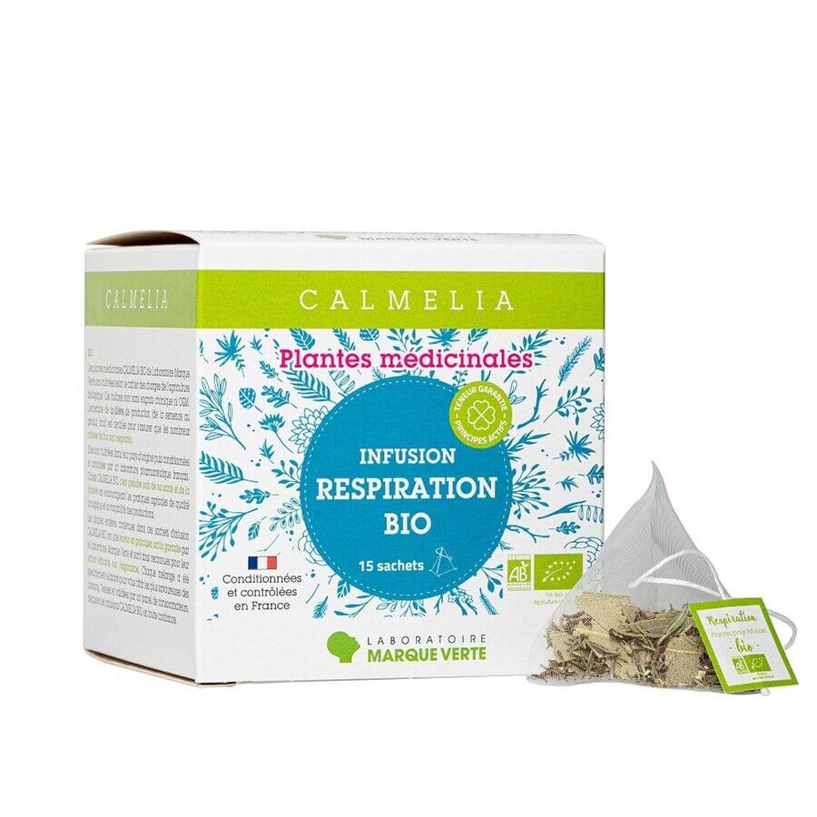 Cumpără Calmelia Organic Infusion Respire 15 plicuri de ceai Calmelia Organic Infusion Respire 15 plicuri de ceai