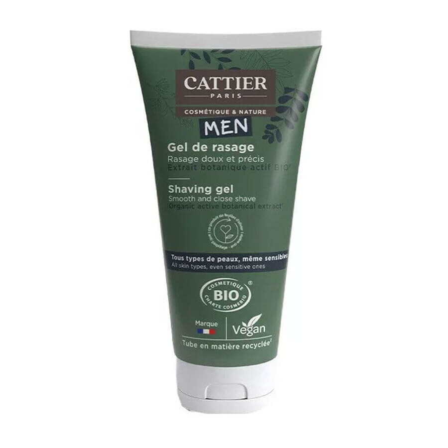 Buy Cattier Men's Organic Gentle and Precise Shaving Gel 150 ml Cattier Men's Organic Gentle and Precise Shaving Gel 150 ml