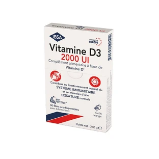IBSA FilmTec Vitamina D3 2000IU 30 Láminas bucodispersables