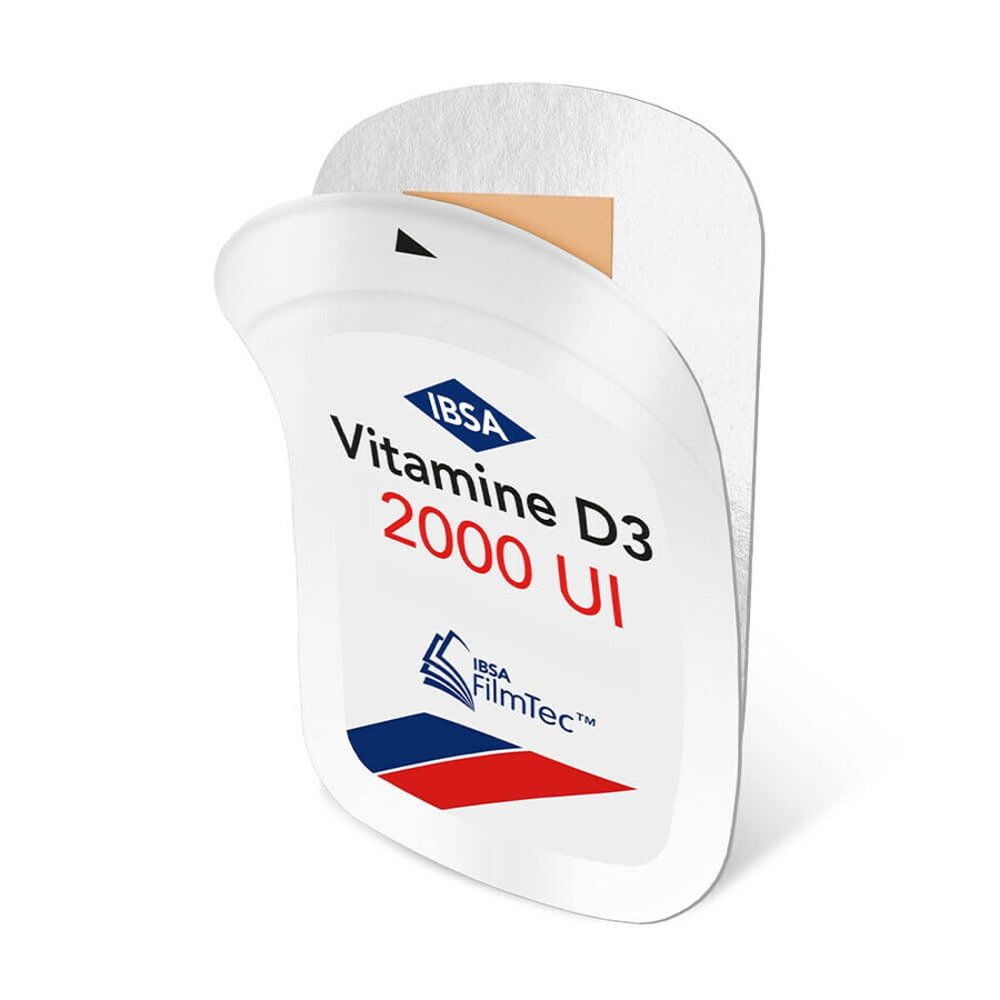 IBSA FilmTec Vitamina D3 2000IU 30 Láminas bucodispersables