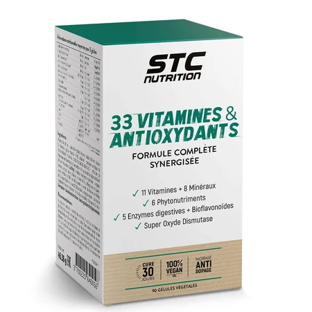 Stc Nutrition 33 Vitaminas y Antioxidantes 90 cápsulas