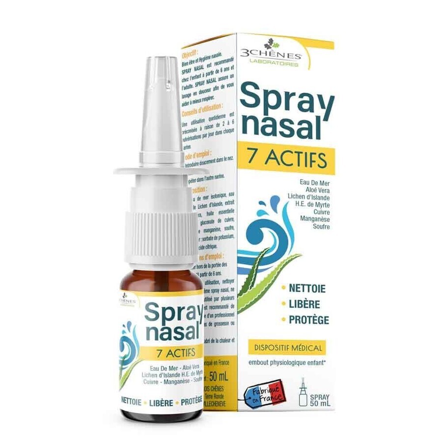 3 Chênes Nasal Spray 7 Actifa 50ml