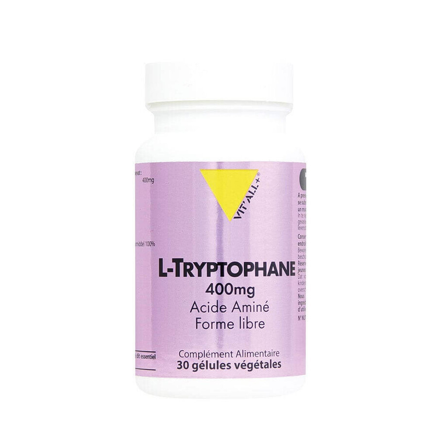 Vit'All+ L-tryptophan 400 mg 30 gélules végétales 30 gélules végétales