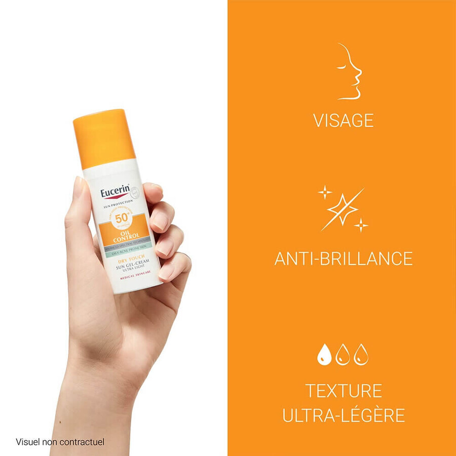 Eucerin Sonnenschutz Oil Control Gesichtsschutz Dry Touch SPF50+ 50ml Eucerin Sonnenschutz Oil Control Gesichtsschutz Dry Touch SPF50+ 50ml