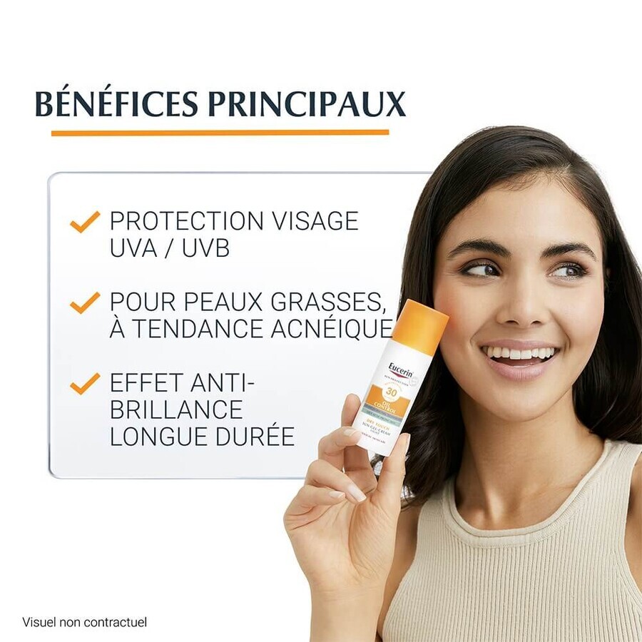 Eucerin Sonnenschutz Oil Control Gesichtsschutz Dry Touch SPF50+ 50ml Eucerin Sonnenschutz Oil Control Gesichtsschutz Dry Touch SPF50+ 50ml