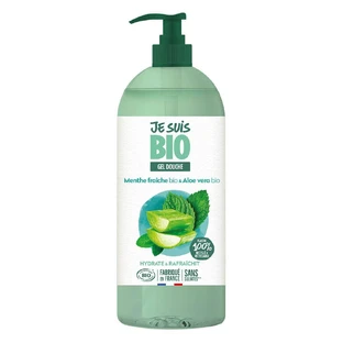 Gel de Ducha Menta Fresca y Aloe Vera Je suis Bio 1l