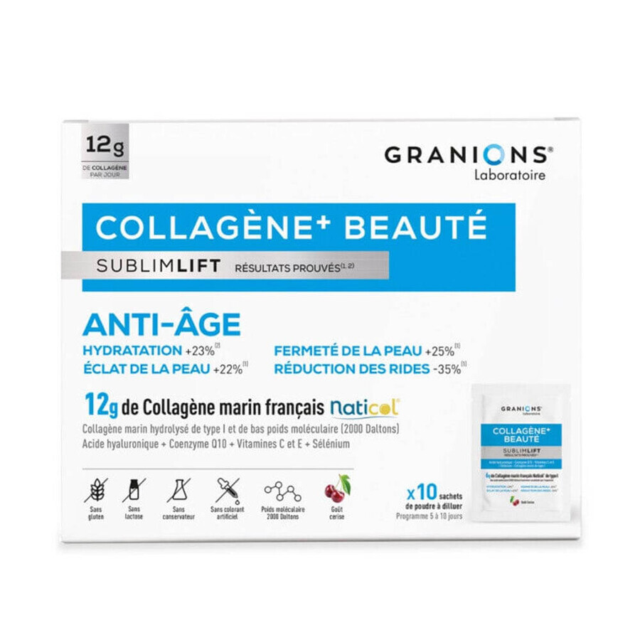 Granions SublimLift Collagen+ Beauty Anti-âge 10 sachets