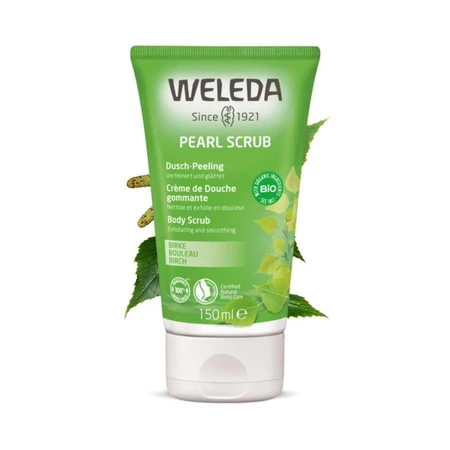 Weleda Bouleau Pear-scrub Creme De Douche Gommante 150ml