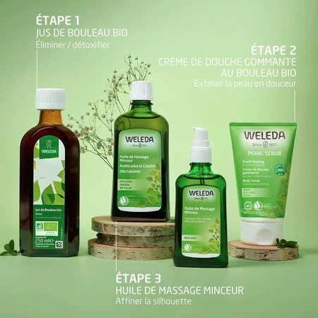 Weleda Bouleau Pear-scrub Creme De Douche Gommante 150ml