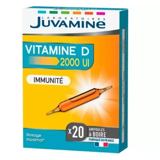 Juvamine Vitamine D 2000 IU Immunea 20 Ampullen 10ml