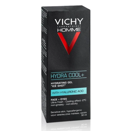 Vichy Men's Ice Effect Hydra Cool+ Hydraterende Gezichtsgel 50ml