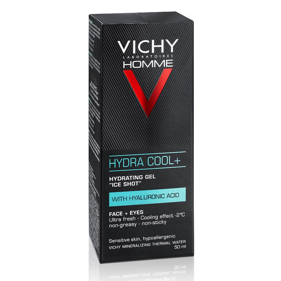 Vichy Men's Ice Effect Hydra Cool+ Gel Hidratante Facial 50ml