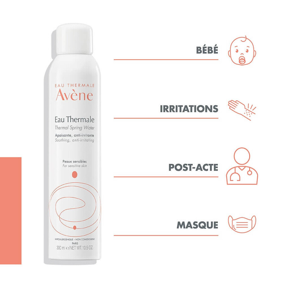 Avène Eau Thermale Spray Apaisant Et Anti-irritant Peaux Sensibles 300ml Avène Eau Thermale Spray Apaisant Et Anti-irritant Peaux Sensibles 300ml