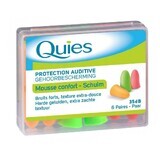 Quies Protecție auditivă Mousse Confort 6 perechi de dopuri
