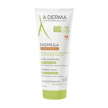 A-Derma Exomega Control Emollient Anti-Juckreiz-Creme 200ml