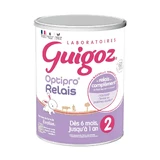 Guigoz Optipro Relais Evolia Relais 2 Milk Powder 6 months-1 year Dès 6 Mois 800g
