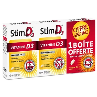 Nutreov Stim D3 Vitamin D3 3x120 Tablets