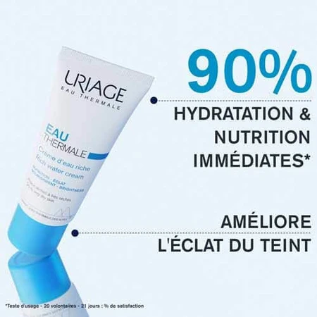 Uriage Eau Thermale Creme D'eau Riche Peaux Seches A Tres Seches 40ml