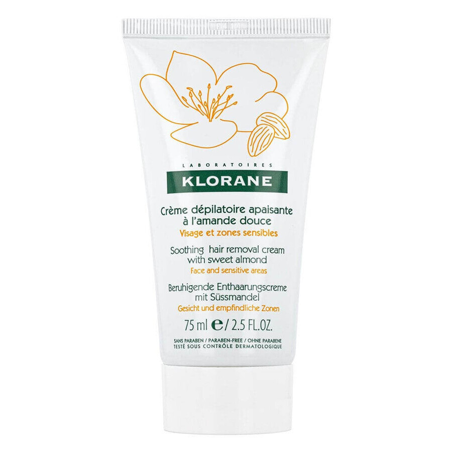 Klorane Dermo Protection Creme Depilatoire Apaisante 75ml