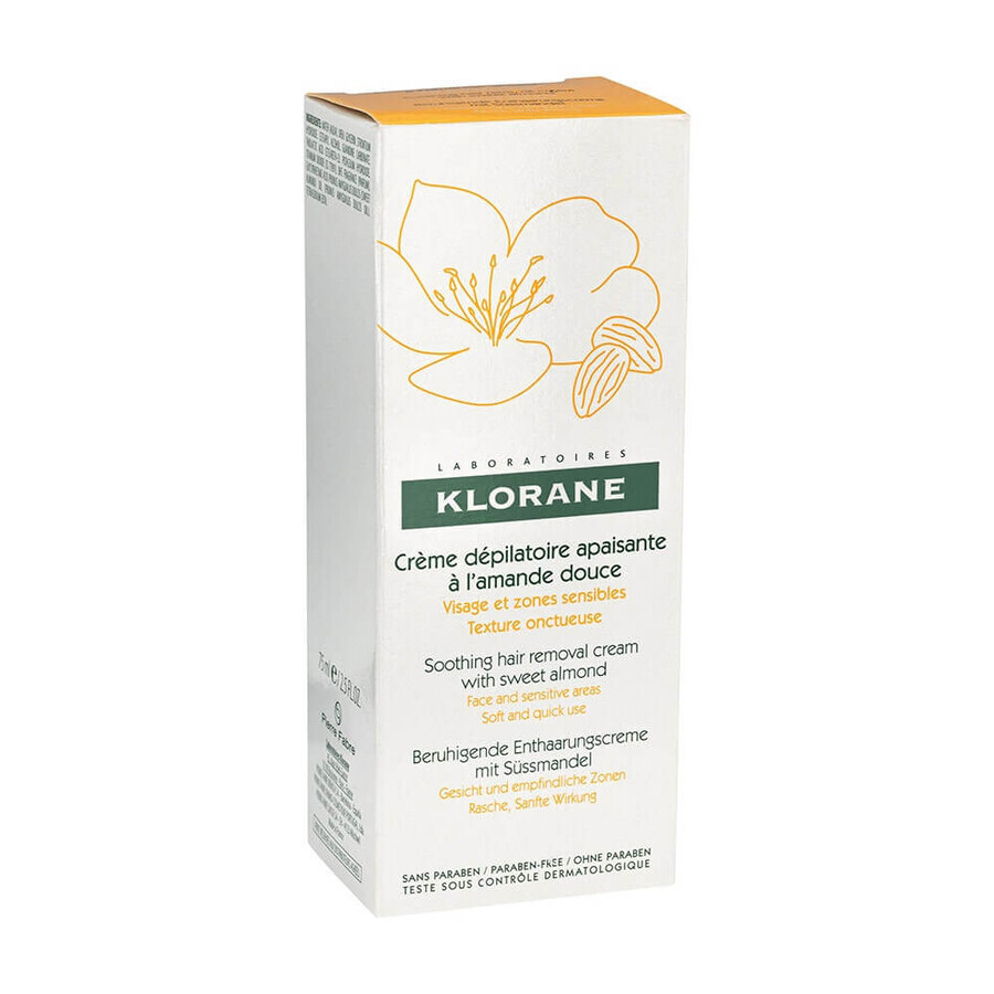 Klorane Dermo Protection Creme Depilatoire Apaisante 75ml