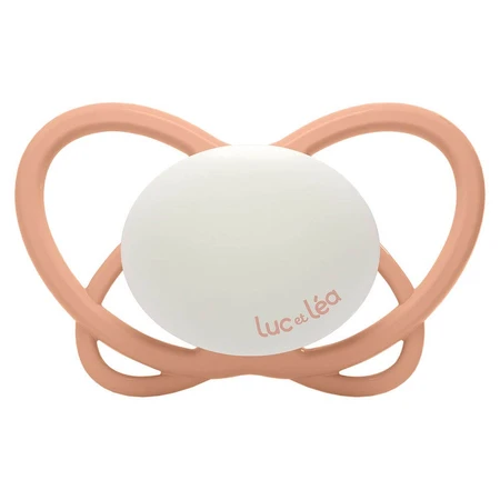 Luc Et Lea Physiologische Silikonschnuller ohne Ringe Nacht 6 bis 18 Monate x2