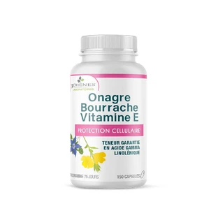 3 Chênes Teunisbloem, Borage en Vitamine E 150 Capsules